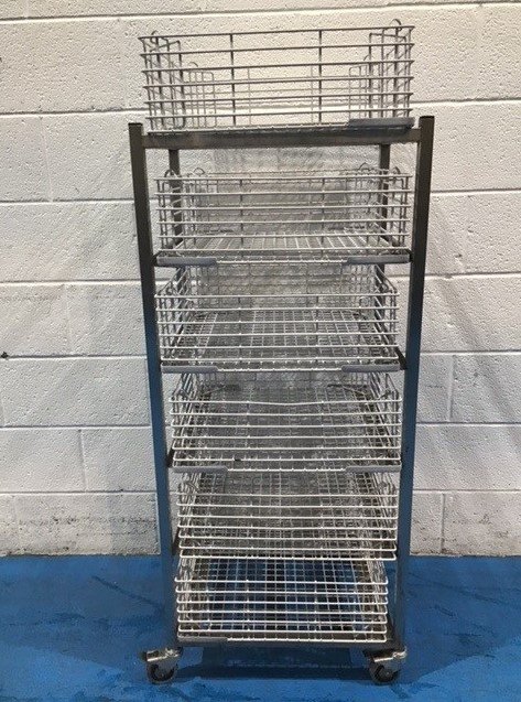 Rack with Wire Trays