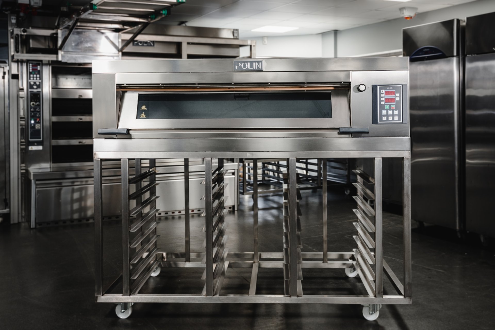 Polin 3 Tray (40cm x 60cm) Stratos XP High Control Modular Deck Oven - 1 Deck (3 Trays wide)