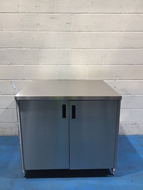 Stainless Steel 2 Door Cupboard