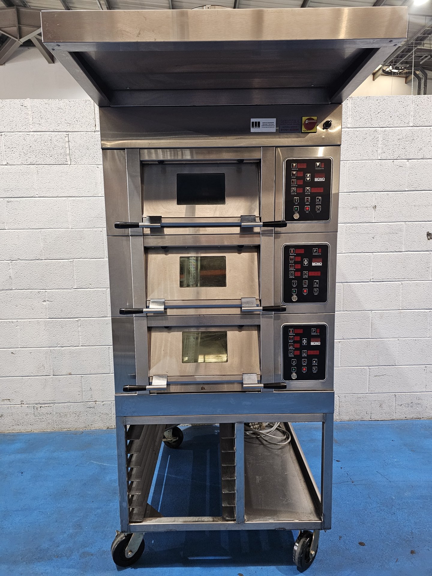 Mono 3 Tray (40cm x 60cm Trays) Deck Oven