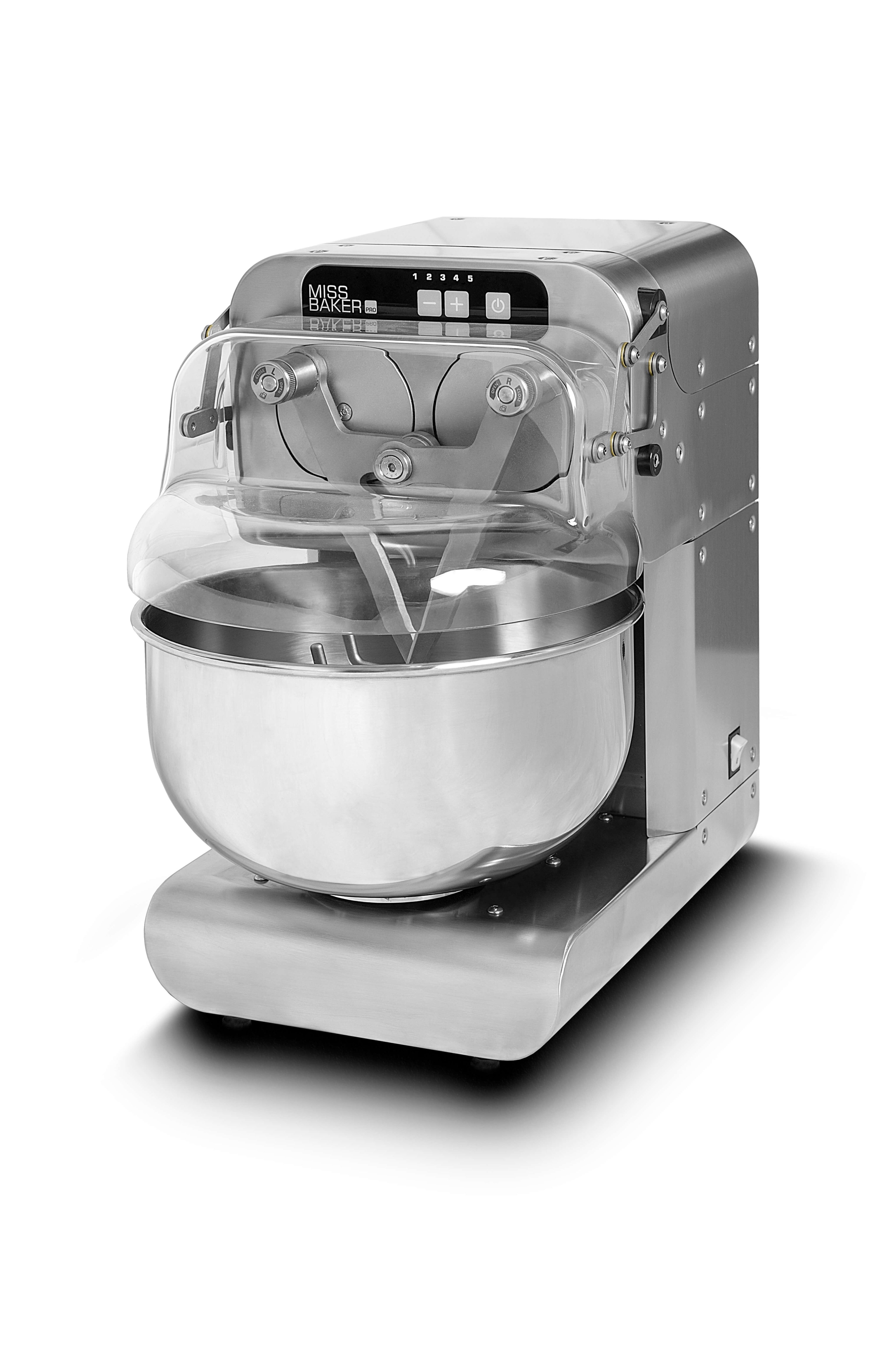 Bernardi 3kgs Twin Arm Miss Baker Dough Mixer - Stainless-Steel Model