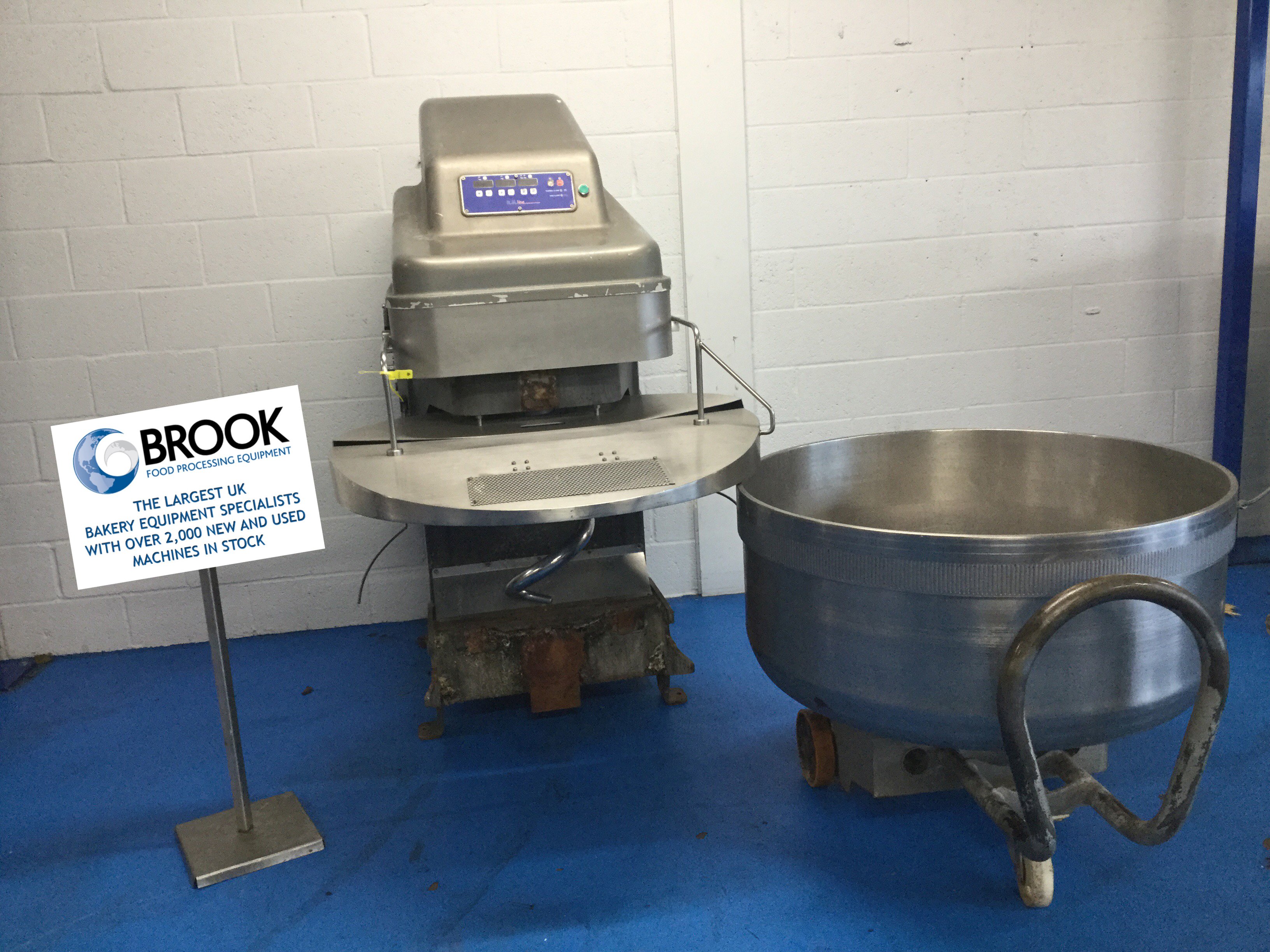 VMI Removable Bowl 200kg Spiral Mixer