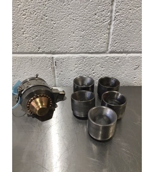 Crypto Omatic 5/6 Station 80mm x 35mm Deep Die with Crimp Edge