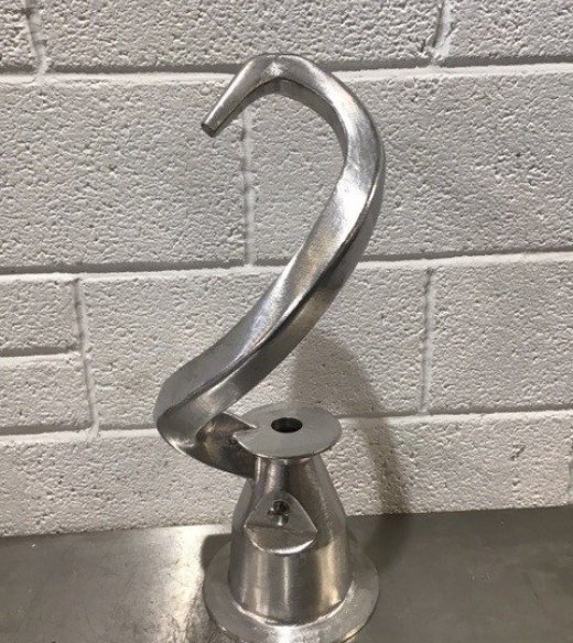 Hobart 80qt Stainless Dough Hook 