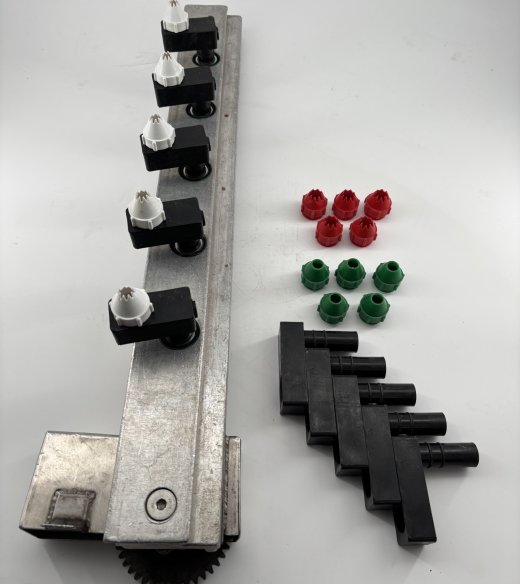 Mono 5 Across Rotary Template With 2 Extra Nozzle Sets