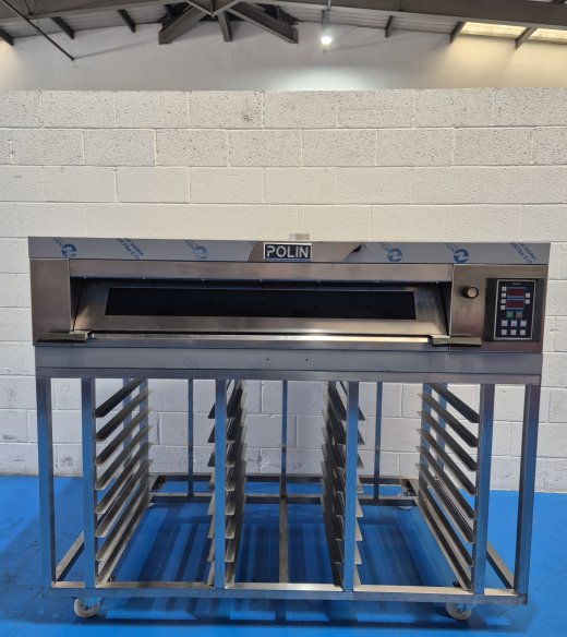 Polin 3 Tray (18" x 30") Stratos Deck Oven - 1 Deck (3 Trays wide)