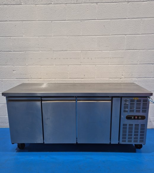 Polar 3 Door Bench Storage Fridge