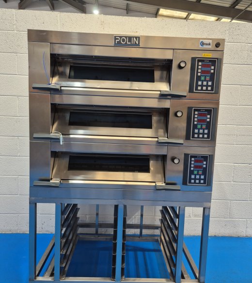 Polin Stratos 6 Tray (40cm x 60cm Trays) 3 Deck Oven 