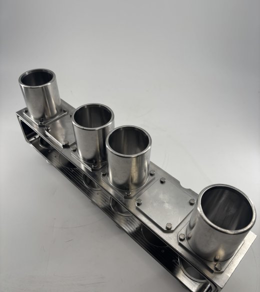 Rondo 6 Head Depositor Replacement Block, All Stainless 