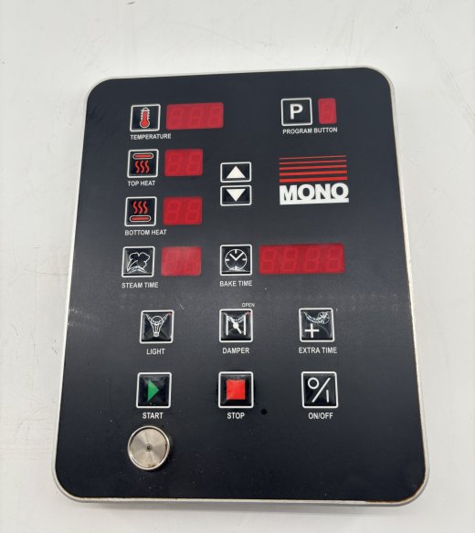 Mono Harmony Deck Oven Used Control Panel